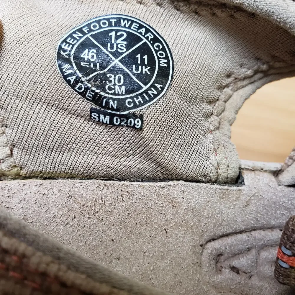 Keen Men's 12 Newport Water‎ Sandals Beige Tan Hiking Gorpcore Utility Camping
